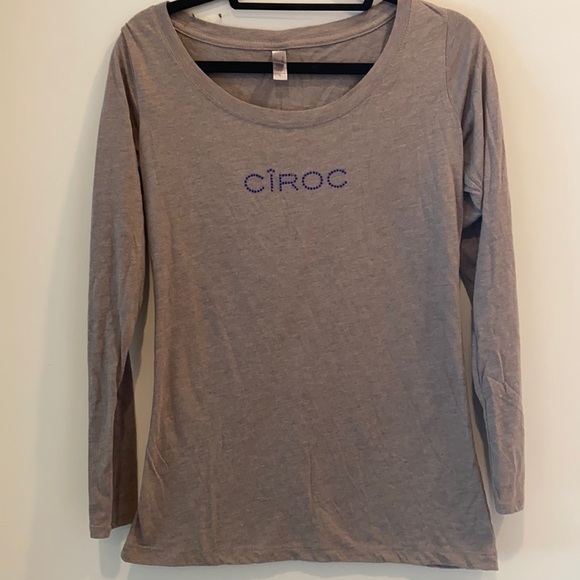 Next Level Apparel Tops - Ciroc vodka branded long sleeve women’s T-shirt.Size large. Brand is next level